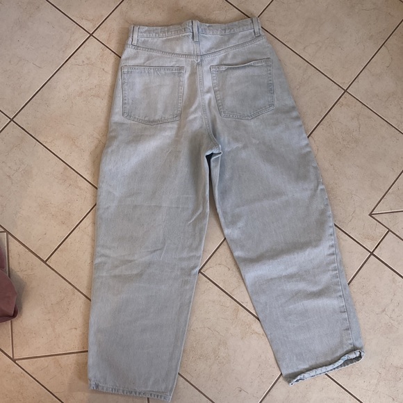 Free People We the Free Dad Jean Frank Icy Blue 28 - Picture 3 of 4